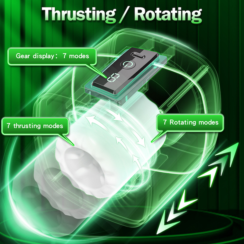 Cung cấp Cốc thủ dâm Erectile Stem Ailebo rung thụt xoay âm đạo giả tự động nhỏ gọn giá rẻ